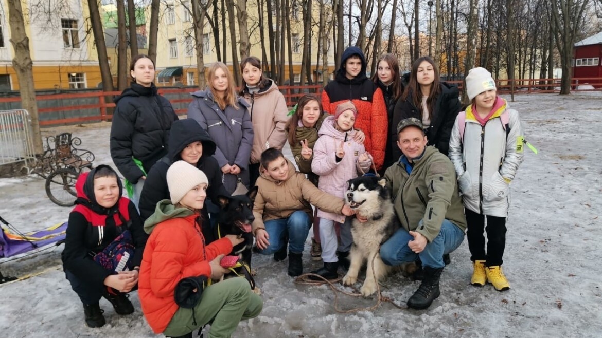 Дети из Донецкой Народной Республики посетили детский парк «Фили».