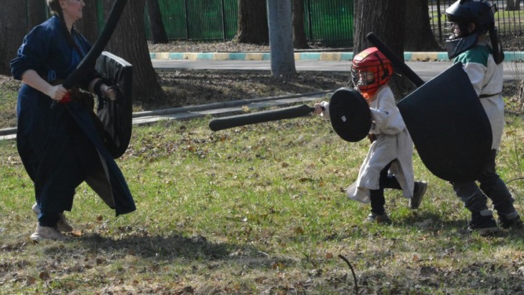 В детском парке «Фили» состоялась детская СМБ игра «Русь: по страницам истории
